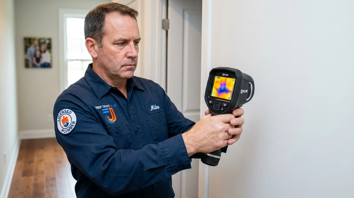 Thermal imaging leak detection by Johns Plumbing LLC in Boron